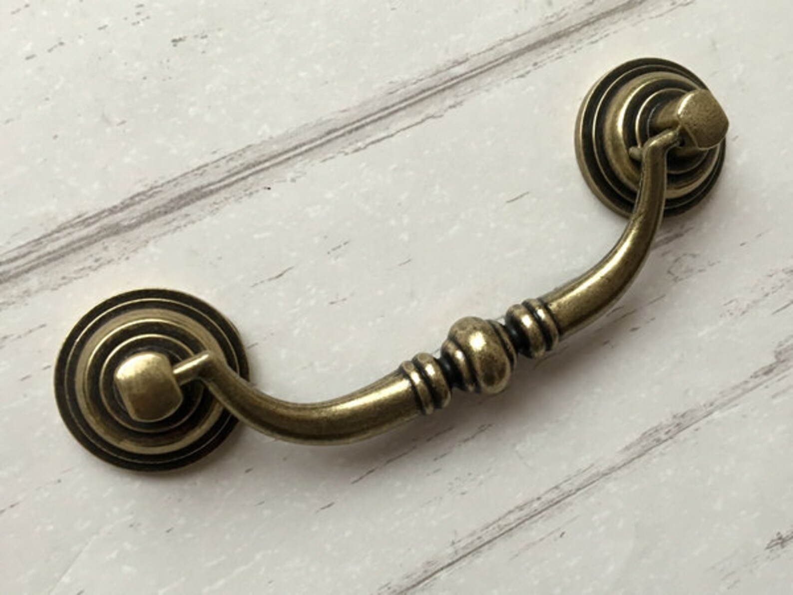 3.5 Drop Bail Swing Drawer Pull Handles Knob Dresser Etsy
