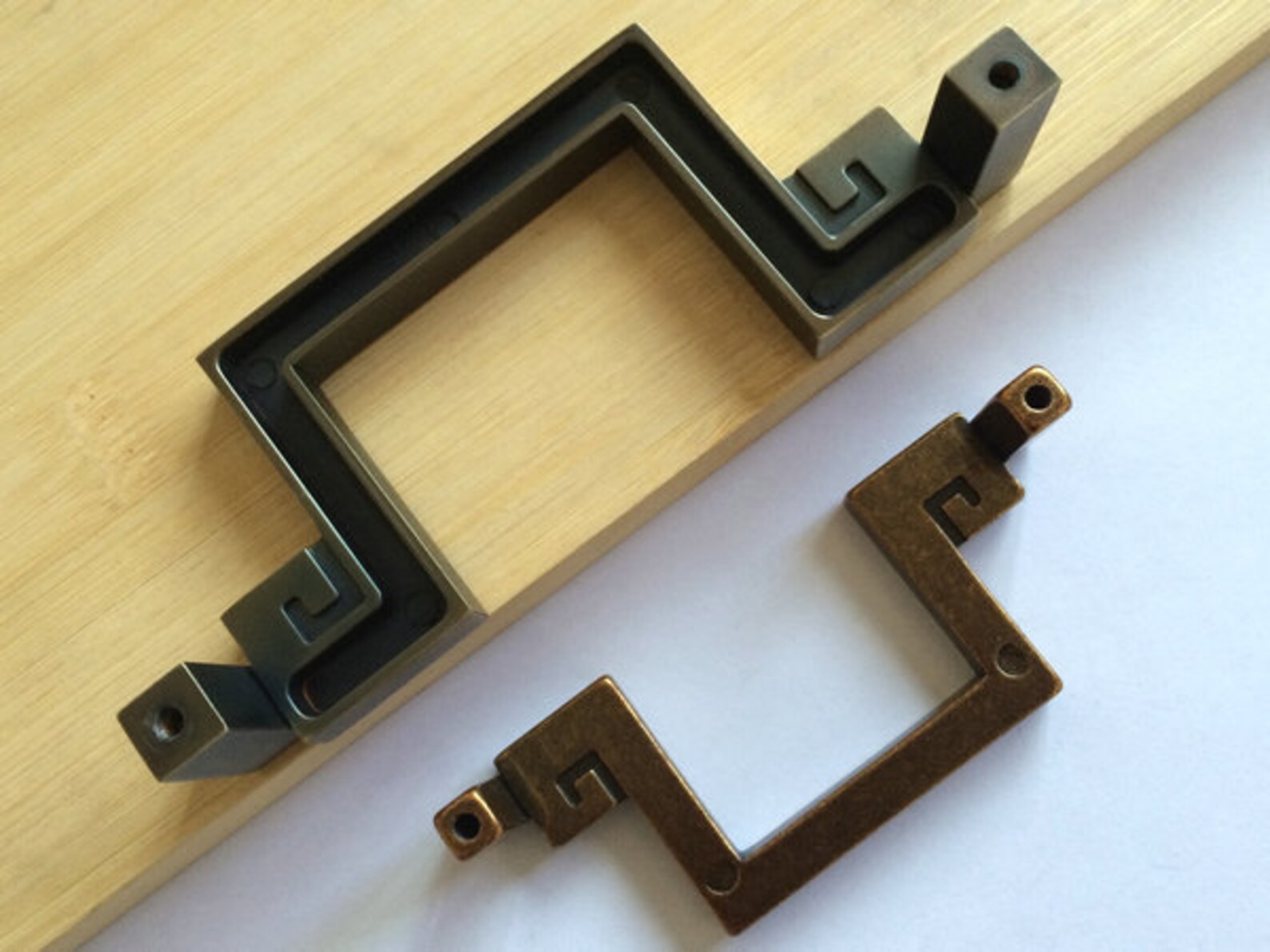 3.75 5 Square Retro Dresser Pulls Drawer Pull Etsy