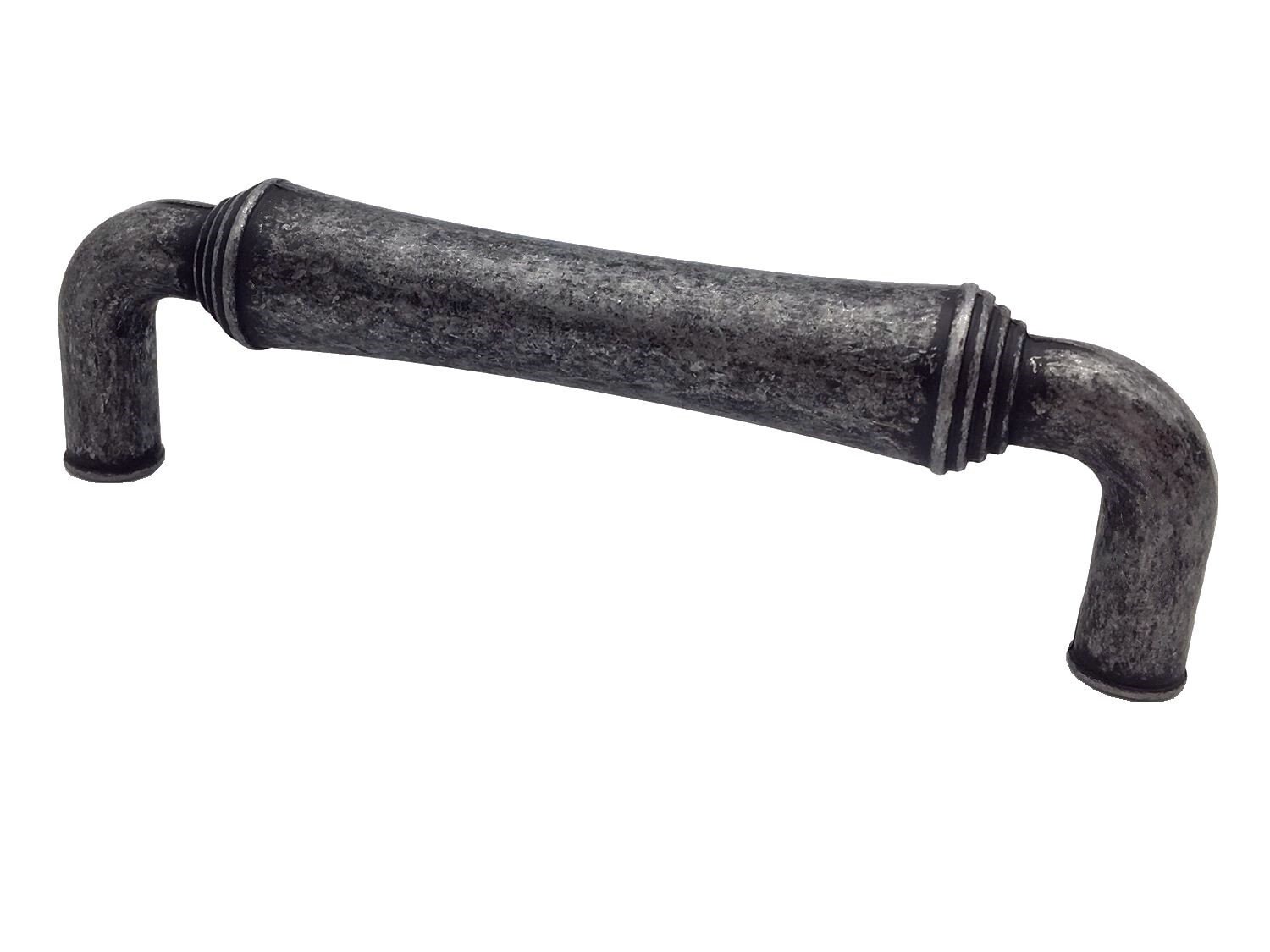 375 5 Antique Silver Black Knobs Dresser Knob Etsy