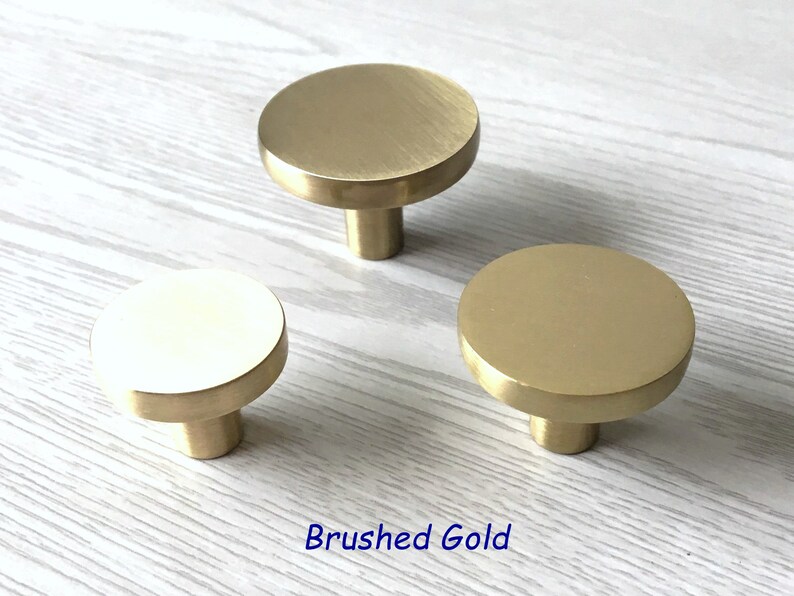 Knob Drawer Knobs Matte Black Drawer Pulls Brushed Etsy