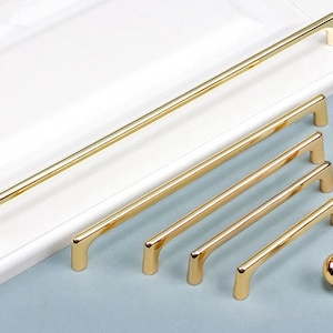 Polished Gold Drawer Pull Cabinet Pulls Handles Dresser Pulls Cabinet Handles Dresser Knob Drawer Pulls Knobs Cabinet Knob Kitchen Hardware