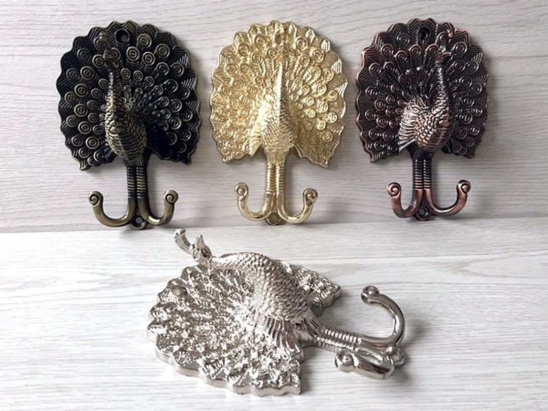 Gold Silver Antique Bronze Hook Decorative Hooks Wall Hooks Etsy