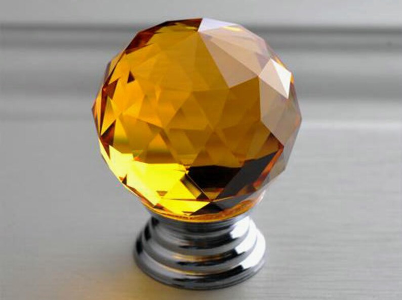 0.8 20 Mm Small Glass Knobs Crystal Dresser Knob Drawer Etsy