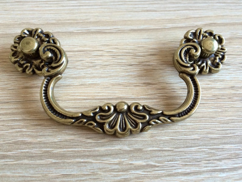 4 Drop Bail Dresser Pulls Drawer Pull Handles / Etsy