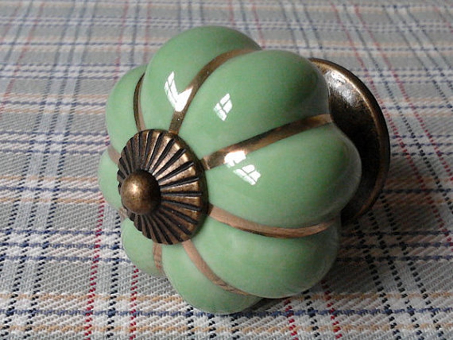 Drawer Knobs / Dresser Knob Pulls Handles / Green Ceramic Etsy