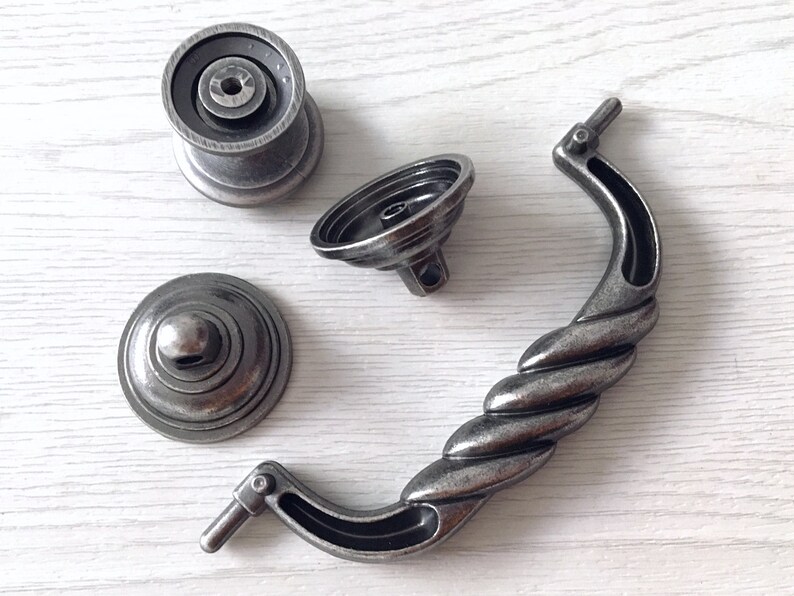 4 1/2 Bail Drawer Pulls Handles Dresser Knob Drop Pull Etsy