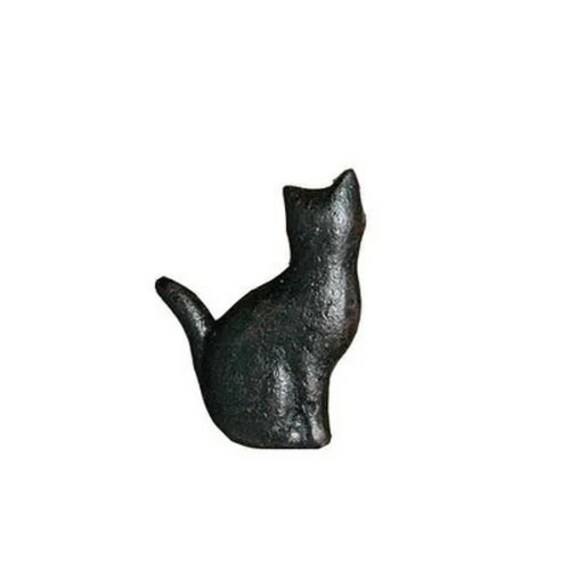 Vielzahl Gusseisen Nette Katze Stil Tür Knöpfe Griff für SchubladenschrankD