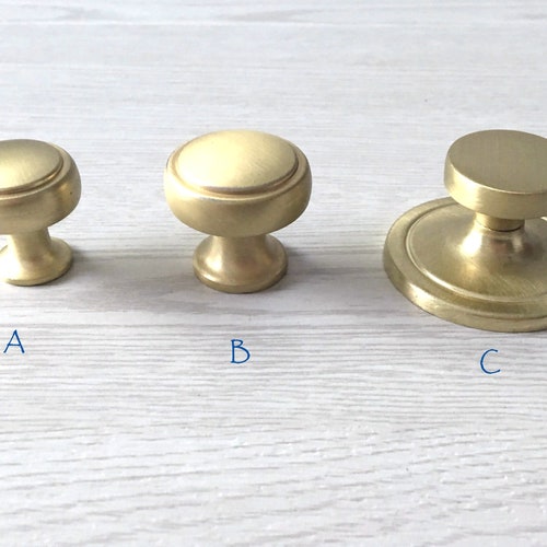 Gold Knob Dresser Knobs Drawer Knob Pulls Pull Handles Back Etsy