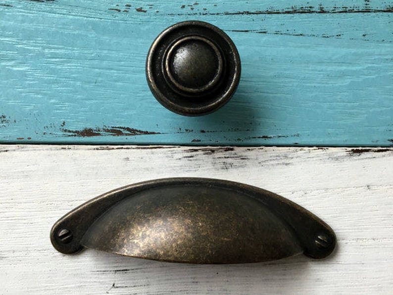 2 1/2 Cup Dresser Drawer Pulls Handles Pull Etsy