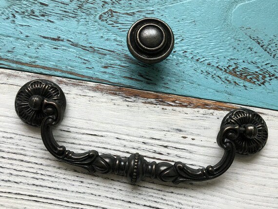 5 25 Drop Bail Drawer Pull Knobs Handles Dresser Knob Etsy