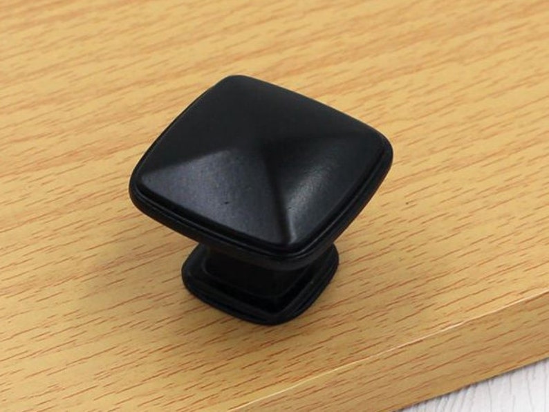 3.75 5 6.3 Black Dresser Knob Drawer Pulls Handles Knobs Cabinet Door Knob Retro Kitchen Furniture Handle Pull Hardware 96 128 160 mm image 3