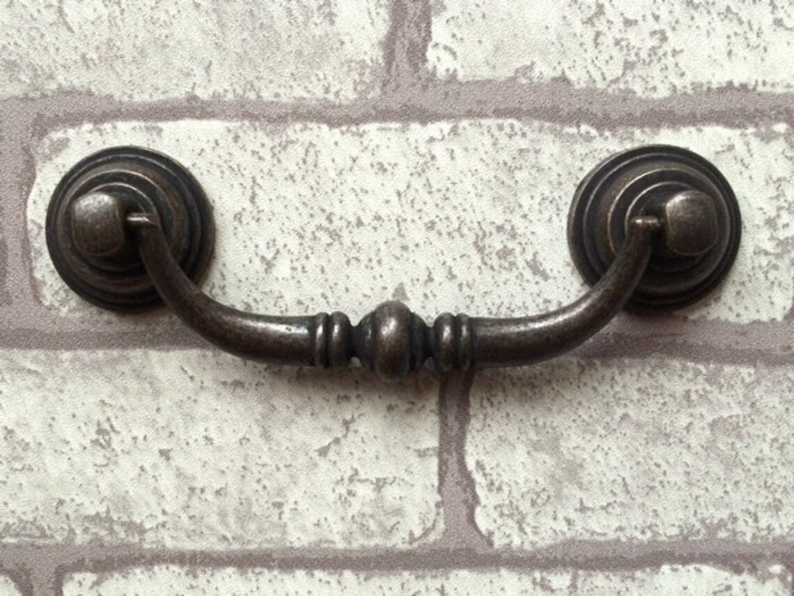 3.5 4.25 Drop Bail Swing Drawer Pull Handles Knob Etsy