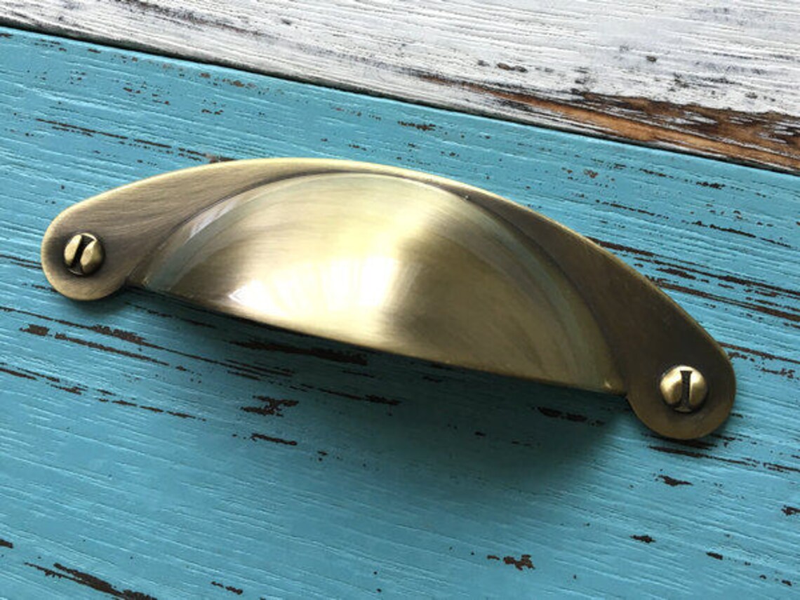 2 1/2 Cup Dresser Drawer Pulls Handles Pull Etsy