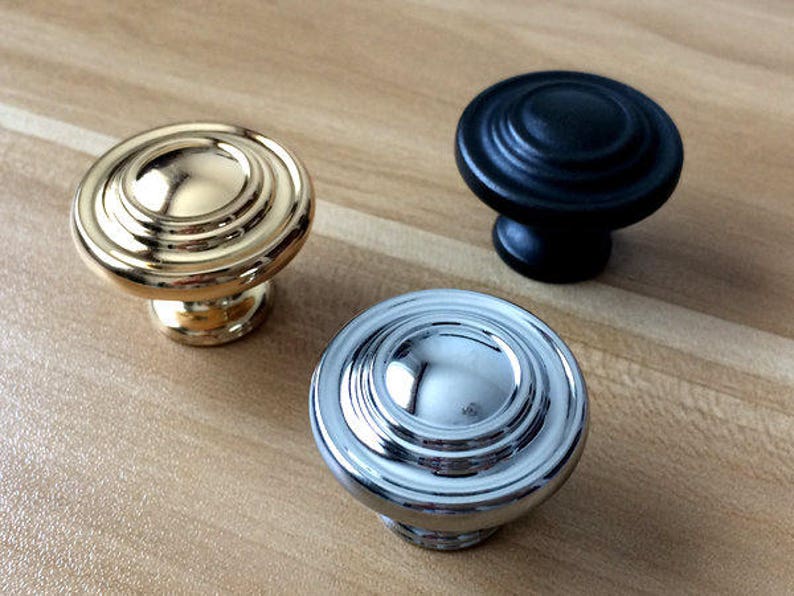 Cabinet Knobs Dresser Knob Drawer Pulls Handles Antique Black Gold Silver Kitchen Door Handle Pull Hardware Aroserambling