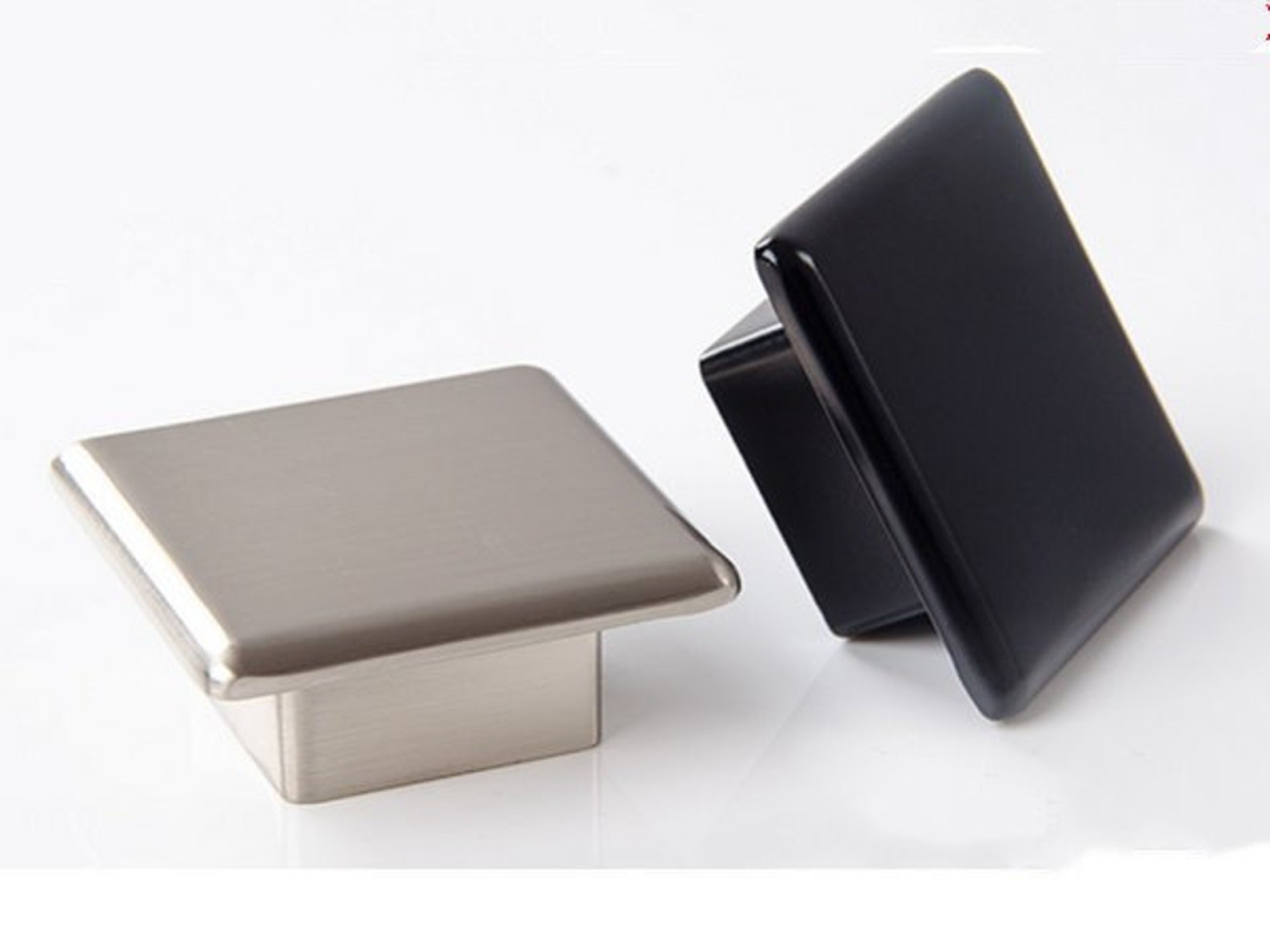 Knob Drawer Pull Square Knob Drawer Knobs Pulls Etsy