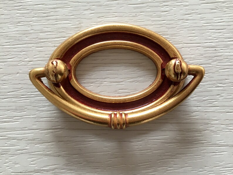 1 3/4 Oval Drawer Pull Drop Handles Bail Dresser Pulls Etsy UK