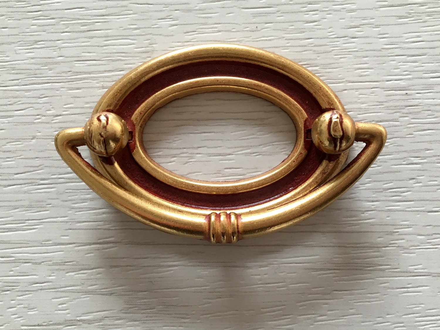 1 3/4 Oval Drawer Pull Drop Handles Bail Dresser Pulls Etsy