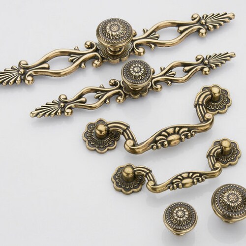 Dresser Knob Pull Drawer Knobs Pulls Handles Antique Bronze Etsy