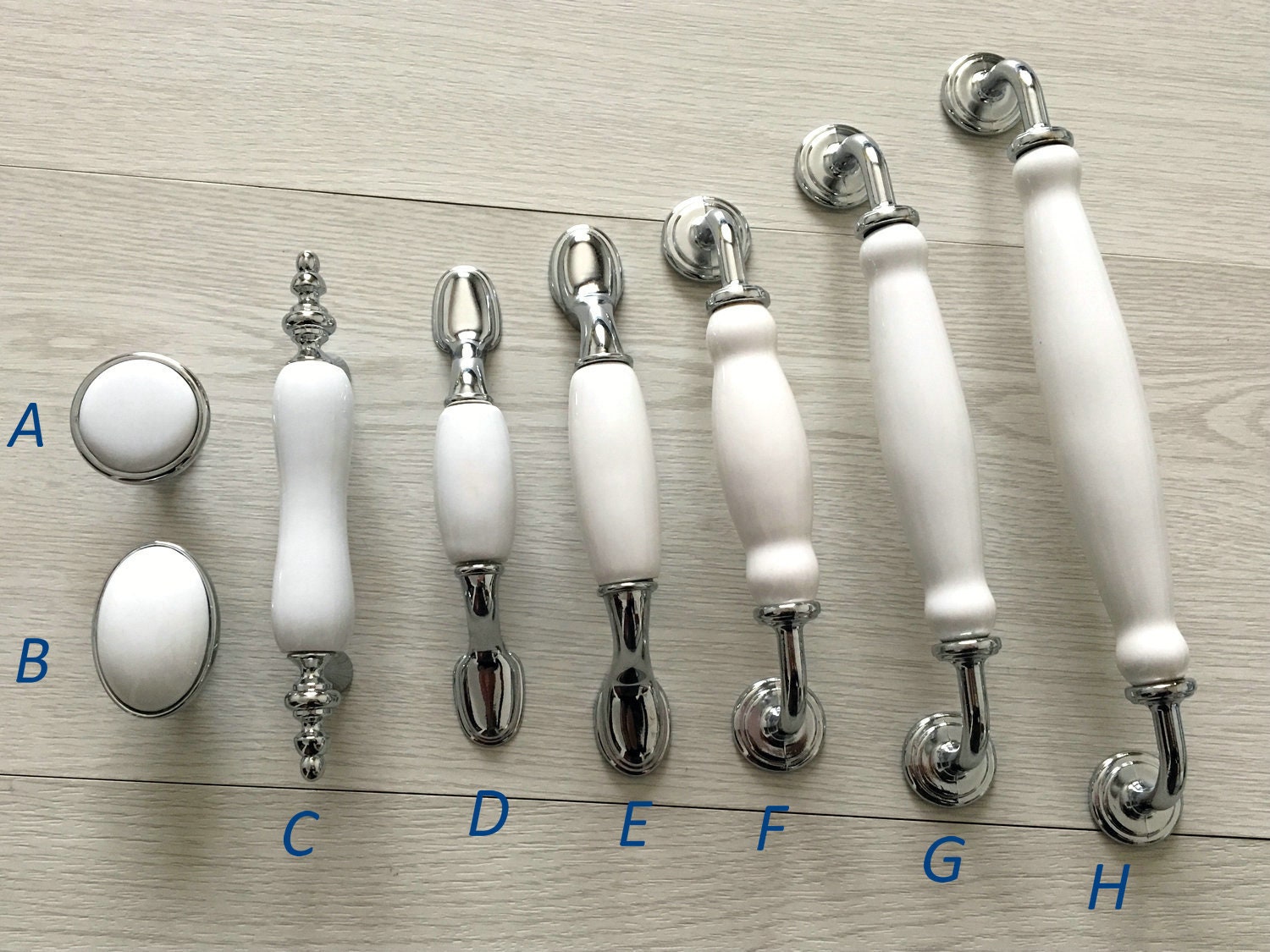 ELEBUILD 6er Set Schrankgriffe 192mm Schwarz - Moderne Zinklegierung Griffe Für Küche & Möbel