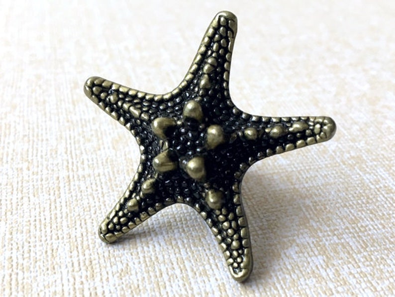 Starfish Knob Drawer Knobs Pulls Door Pull Handles Etsy