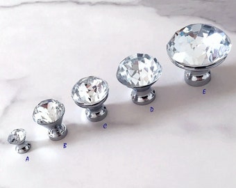 Glass Cabinet Knob Crystal Knobs Small Tiny Mini Dresser Knobs Pulls Drawer Pull Handles Cabinet Door Knobs Handle Shabby Chic Hardware