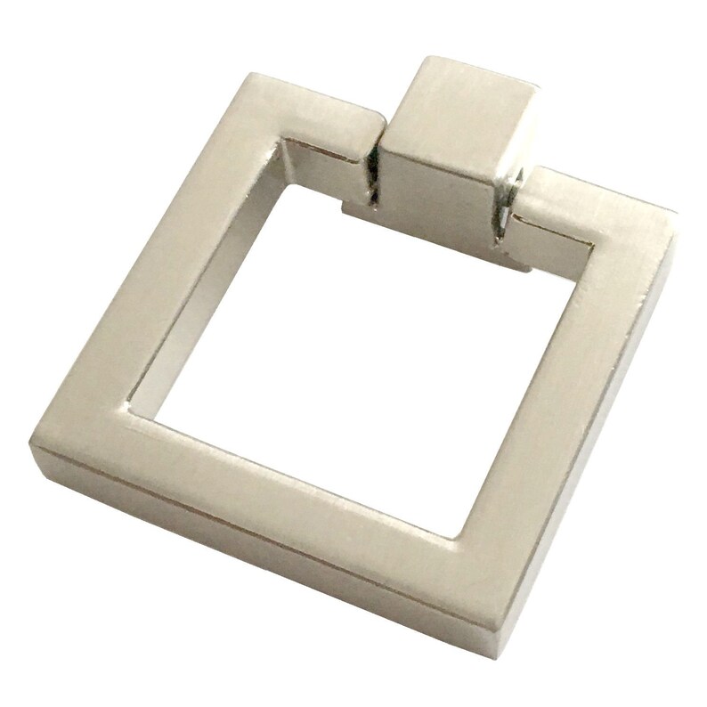 Square Dresser Pull Knobs Drawer Knob Pulls Handles Drop Rings Etsy