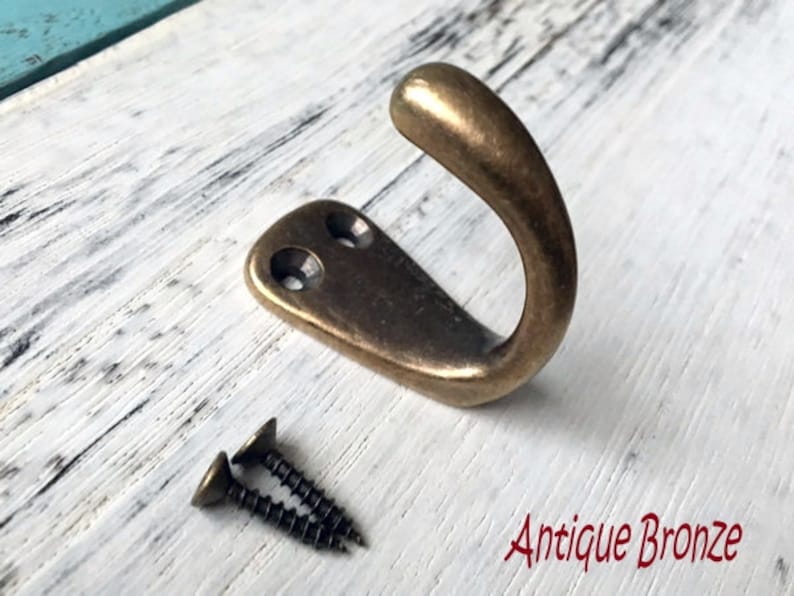 Small Wall Hooks Brass Tiny Hook Decorative Hooks Wall Hook Etsy