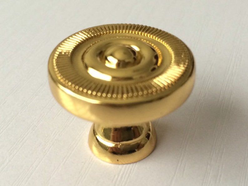 Gold Dresser Knob Pull Drawer Knobs Pulls Handles Kitchen Etsy