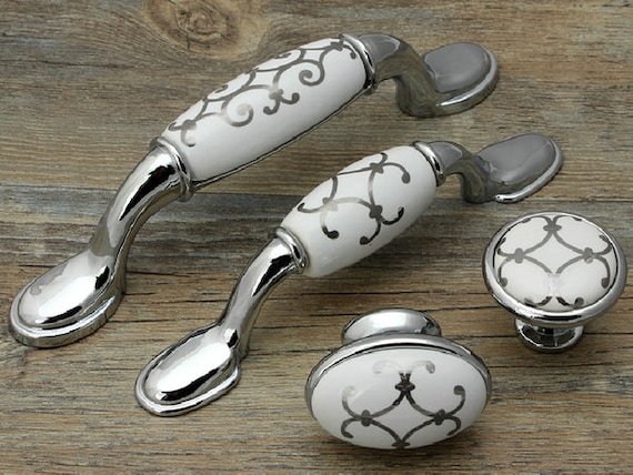 Dresser Knob Drawer Pulls Knobs Handles Cabinet White Dresser Knob Drawer Pulls Knobs Handles, Silver Bathroom Vanity Handles