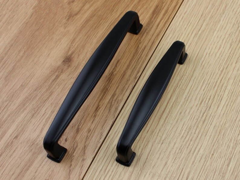3.75 5 6.3 Black Dresser Knob Drawer Pulls Handles Knobs Cabinet Door Knob Retro Kitchen Furniture Handle Pull Hardware 96 128 160 mm image 4