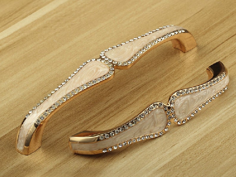 3.75 5 Glass Dresser Pulls Drawer Pull Handles / Etsy