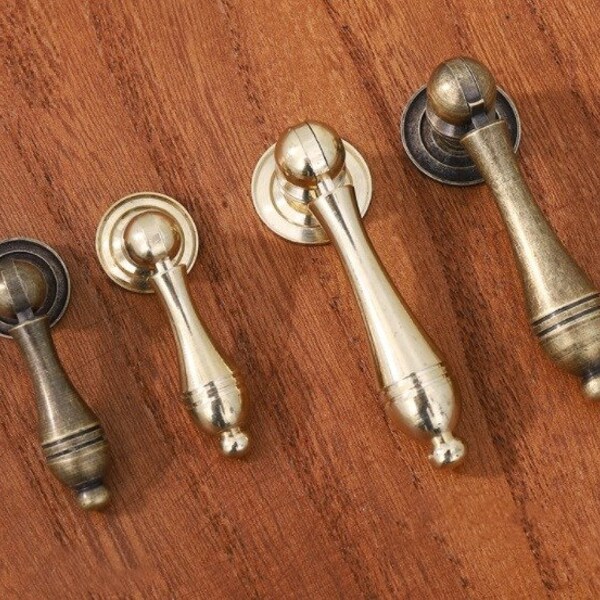 Antique Brass Pull Etsy