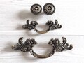 2.5" 1.75" Dresser Pulls Drawer Pull Handles Antique Bronze Cabinet Door Pulls Knobs Vintage Style 64 44 mm 2 1/2" 1 3/4" ARoseRambling