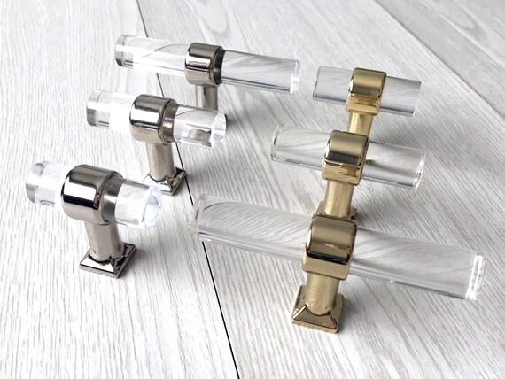 Acrylic Knobs Lucite Knob Drawer Knob Cabinet Knobs Pulls Etsy