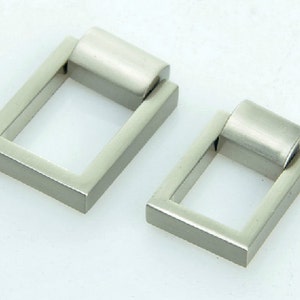 Dresser Pull Knobs Drawer Knob Pulls Handles Drop Rings Silver Square ...