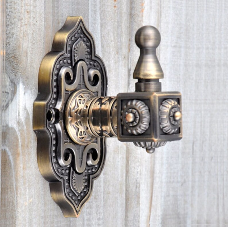 Decorative Hooks Antique Bronze Wall Hooks Vintage Style Etsy