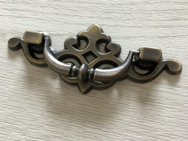 2.5 3.25 Vintage Style Bail Drawer Pulls Drop Etsy