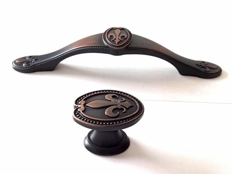 Fleur De Lis Drawer Pulls Handle Dresser Knobs Pulls Etsy