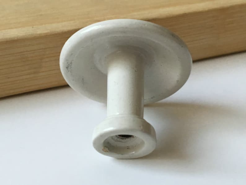 White Dresser Knob Drawer Knobs Pulls Handles / Shabby Chic Etsy