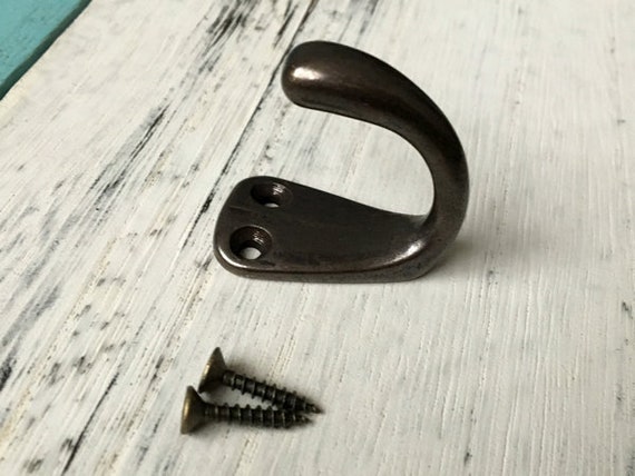 Small Wall Hooks Brass Tiny Hook Decorative Hooks Wall Hook Etsy