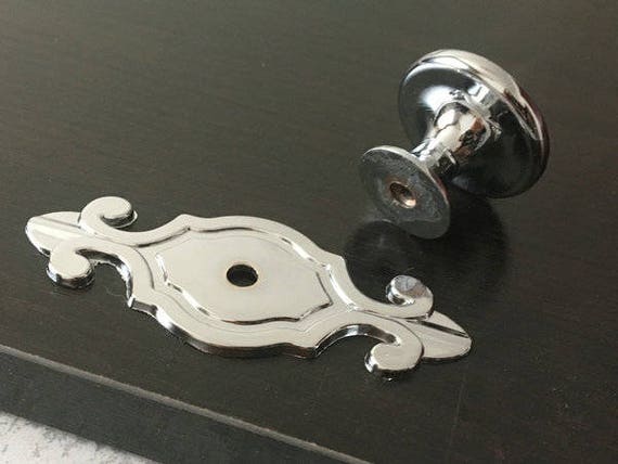 Silver 2024 drawer knobs
