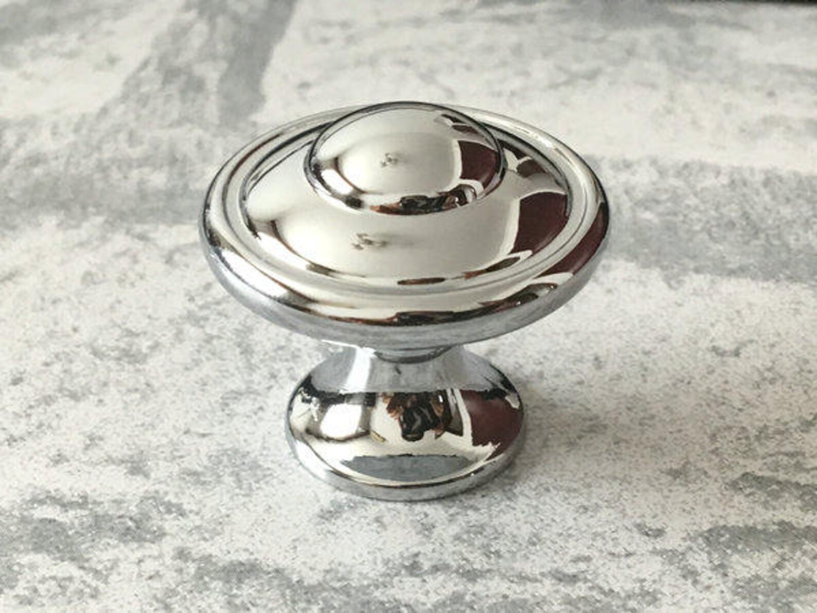 Silver Chrome Dresser Knob Back Plate Plates Drawer Knobs Etsy