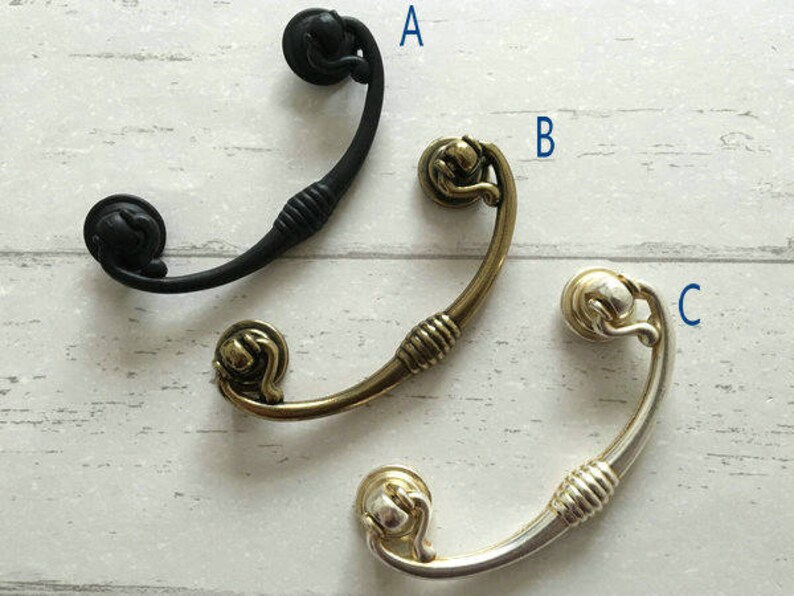 2.5/" Gold Silver Drawer Pull Cabinet Knobs Handles Dresser Pulls Knob 2 1//2/" 64