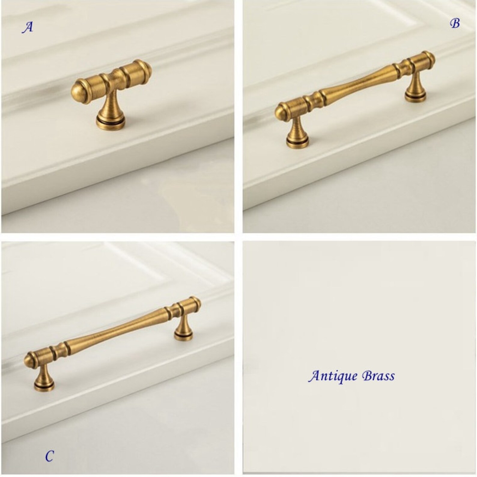 Mid Century Modern Cabinet Handles Dresser Drawer Knobs Wardrobe Pulls Polished Gold Antique ...