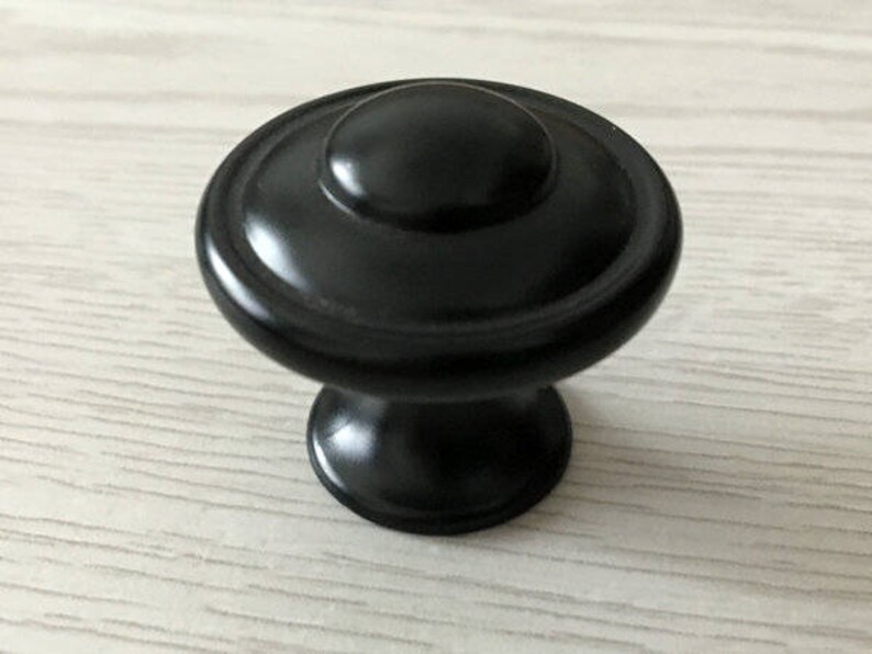 Black Dresser Knob Drawer Knobs Pulls Knobs Handles Kitchen Etsy