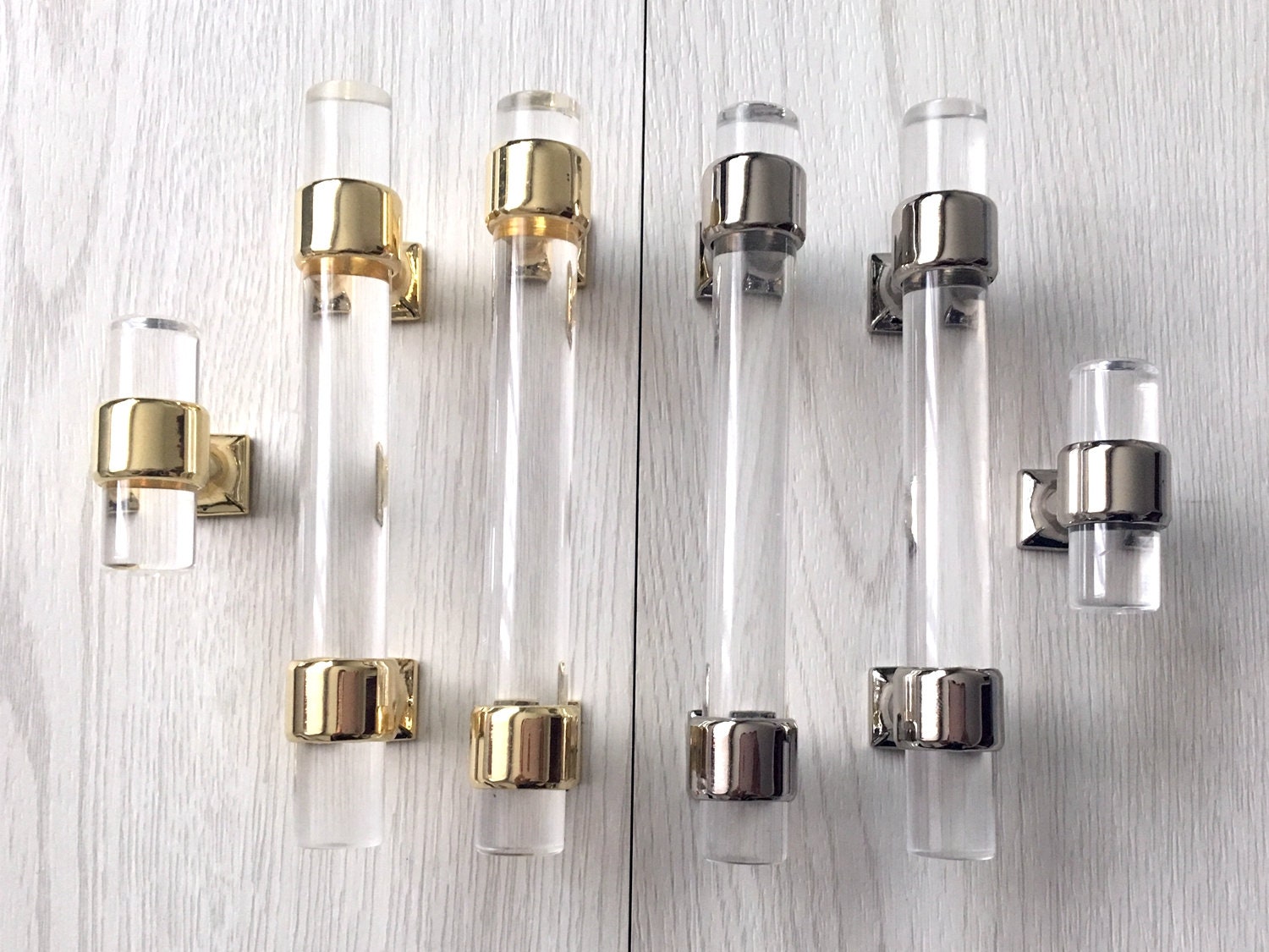 2.75 3 3 1/4 3 1/2 Acrylic Drawer Pull Etsy