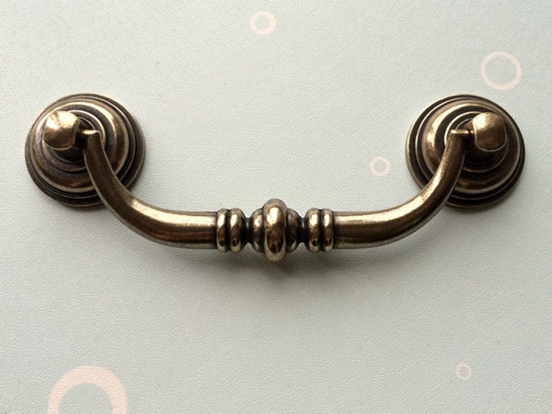 3.5 4.25 Drop Bail Swing Dresser Pulls Drawer Pull Handles Etsy
