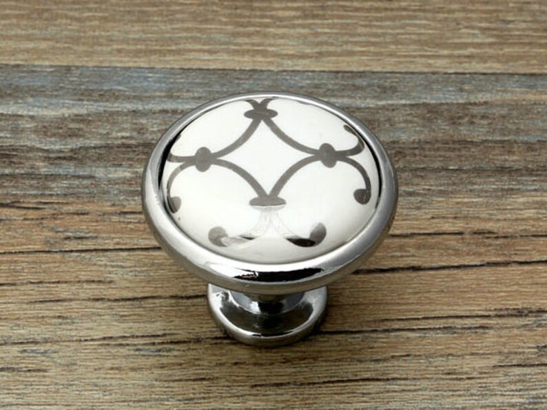 Dresser Knob Drawer Pulls Knobs Handles Knob White Etsy