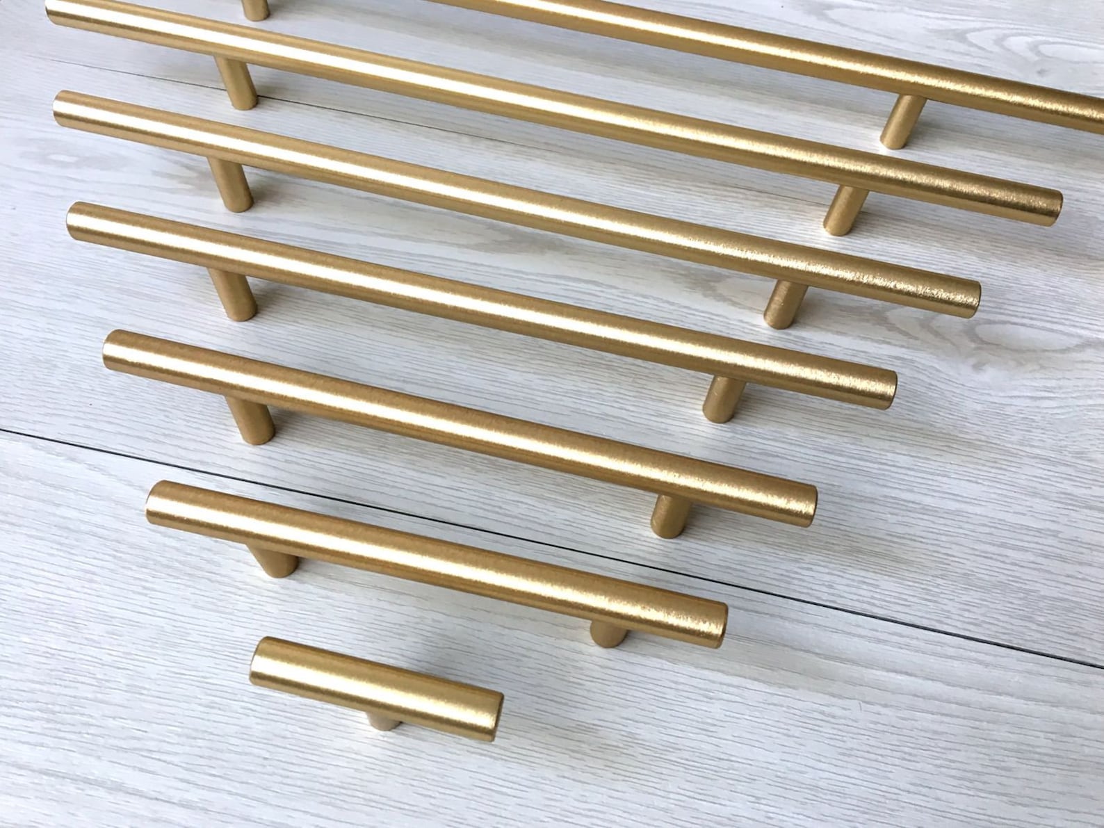 Gold Brass Black Kitchen Handle Drawer Pulls Handles Etsy