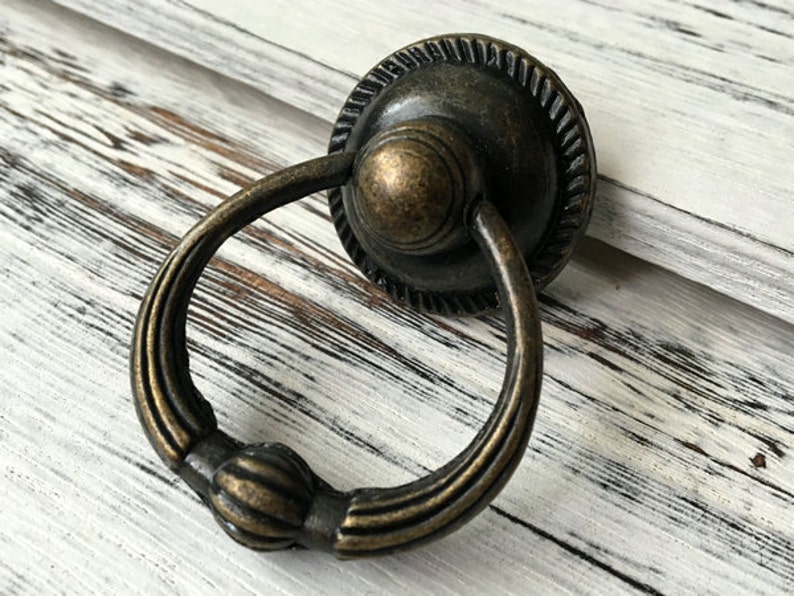 Drop Ring Knob Drawer Knob Pulls Dresser Knobs Pull Rings Etsy